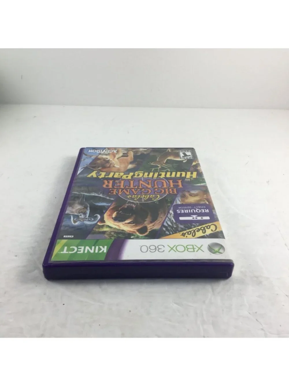 MICROSOFT XBOX 360 KINECT CABELA'S BIG GAME HUNTER HUNTING PARTY MANUAL INCLUDED